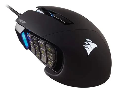 Mouse Gamer Corsair Scimitar Rgb Elite 17 Botones Negro | Cuotas sin ...