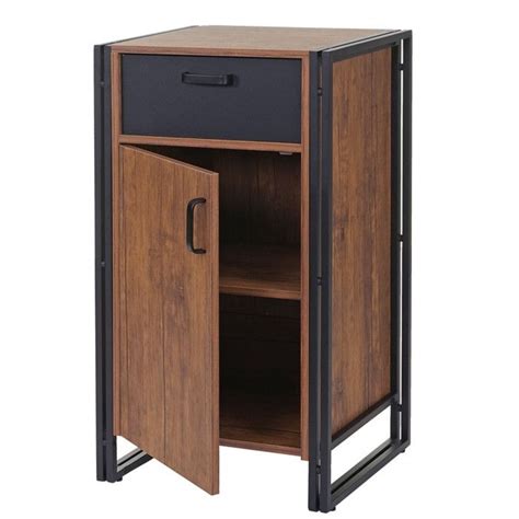 Commode HWC-A27, 90x50x43cm, aspect chêne - Cdiscount Maison