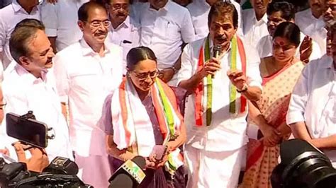 Three-time CPM MLA Aisha Potty joins Congress, will become UDF ...