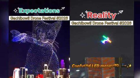 'LED mosquito': Hyderabad's drone show leaves audience sorely disappointed