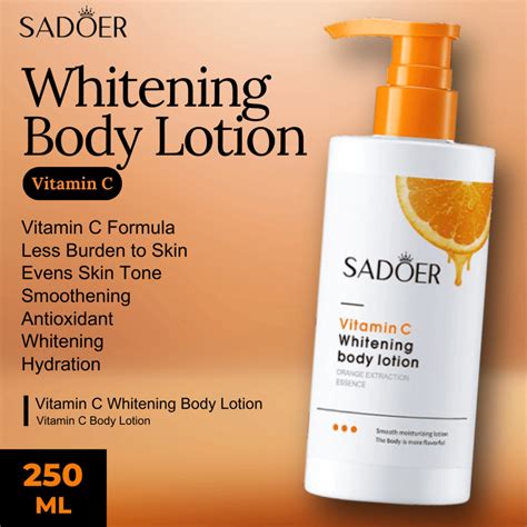 Sadoer Whitening Body Lotion With Vitamin C Ml Shopee Malaysia