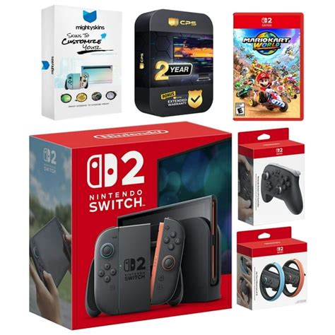 Nintendo Switch 2 Video Game Console with Pro Controller, MightySkins ...