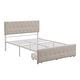Solid And Sturdy Full Size Upholstered Platform Bed With A Big Drawer