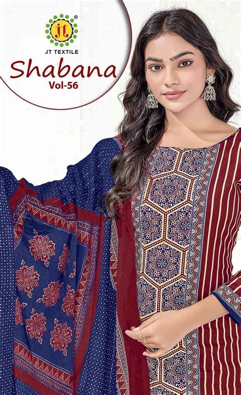 Jt Imli Shabana Vol 56 Cotton Dress Material 10 pcs Catalogue