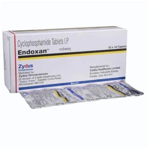Cyclophosphamide Endoxan 50mgTablet at ₹ 500/strip | Anti Cancer ...