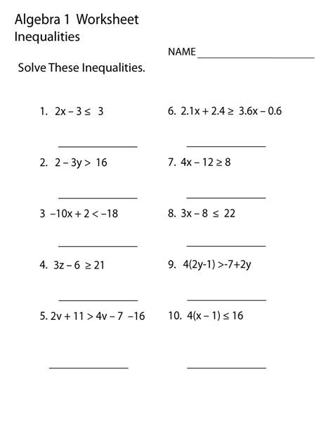 Grade Math Equations Worksheets