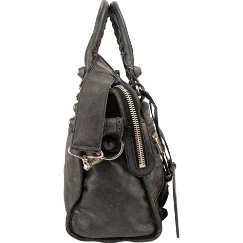 Balenciaga Black Leather Classic City Handbag – vintage on friday
