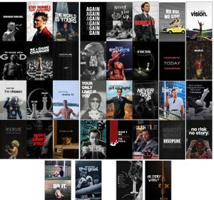 Motivational Poster Set of 36 | 4x6 High-Quality Prints for Office, Gym ...