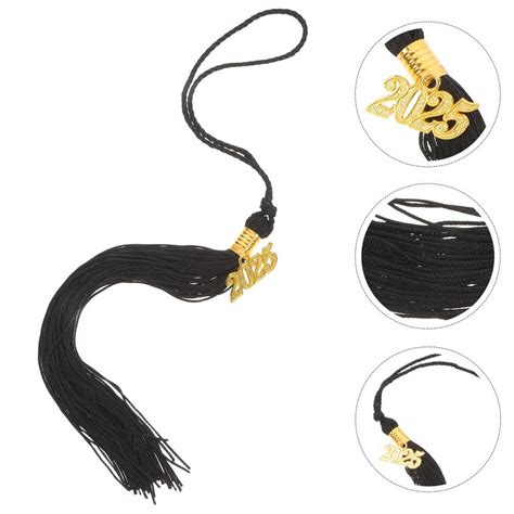 College Graduation Decorations Bachelor's Cap Black Tassel Guaduate ...