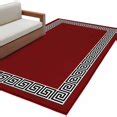 Red Large Area Rugs for Bedroom Living Room, Soft Non Slip Carpet ...