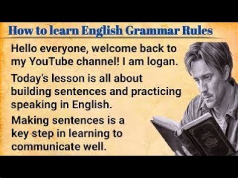 How To Learn English Grammar Rules How To Improve Your Speaking Skills