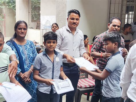 School entrance festival program was held at Dholka Taluka Kumar School ...