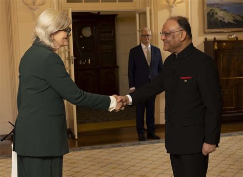 Nagesh Singh presents credentials to Governor General of Australia ...