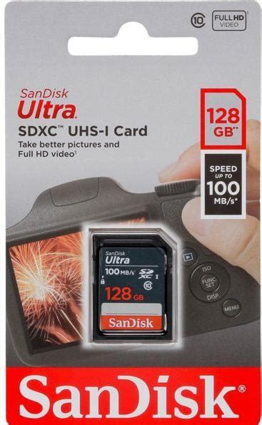 SANDISK memory card 128GB SDXC Ultra 100 MB/s - buy at Galaxus