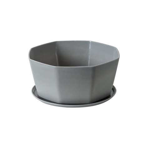 Small Thickened Resin Flower Pot with Base Support for Indoor and ...