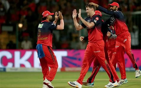 Hazlewood claims 50th wicket as RCB rout DC in record win
