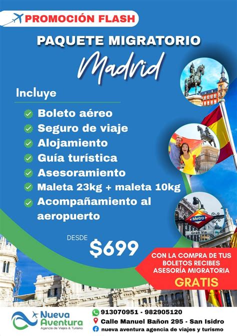 Nueva - 📢 𝐏𝐑𝐎𝐌𝐎𝐂𝐈𝐎́𝐍 𝐌𝐈𝐆𝐑𝐀𝐓𝐎𝐑𝐈𝐀 𝐄𝐒𝐏𝐄𝐂𝐈𝐀𝐋 Por tiempo limitado, adquiere ...