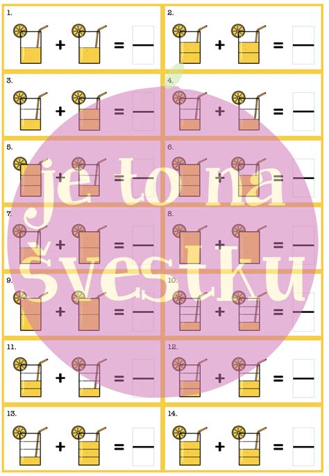 ZLOMKY - názorné sčítání a odčítání se stejným jmenovatelem ...