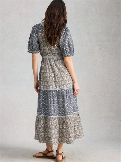Buy White Stuff Blue Ariel Midi Dress from Next India