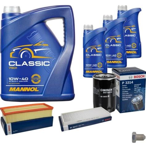 Bosch Inspection Set L Mannol Classic W Pour Audi E V