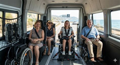 Service de navette pour le transport des personnes handicapées entre ...