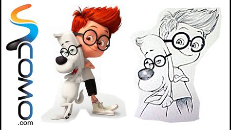 Dibujar A Mr Peabody And Sherman Draw Mr Peabody And Sherman Youtube