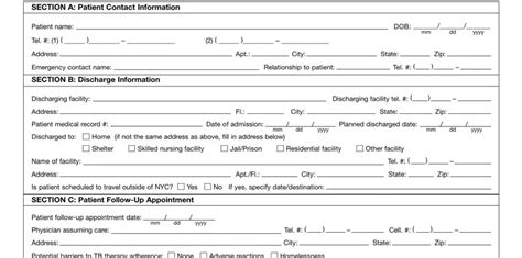 Hospital Discharge Papers Fill Out Printable Pdf Forms Online