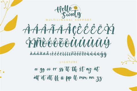 Hello Sweety Free Fonts Script And Handwritten Fonts