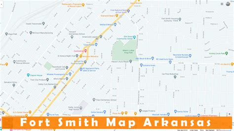 Fort Smith Arkansas Map