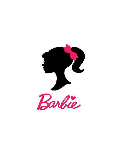 Barbie Silhouette Iron On Etsy
