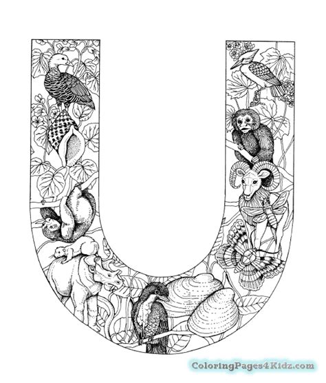 Download Daily Coloring Pages Alphabet Letters Print Challenging ...