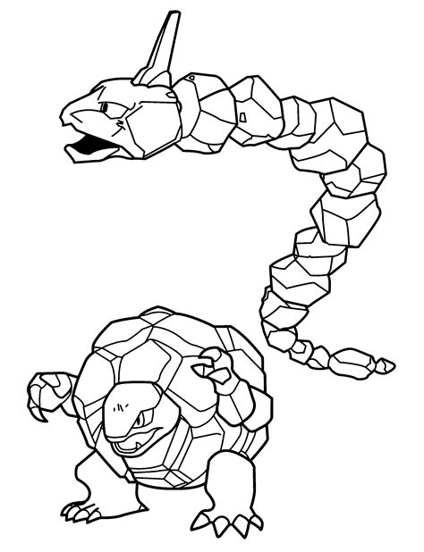 Onix Coloring Pages Coloring Home