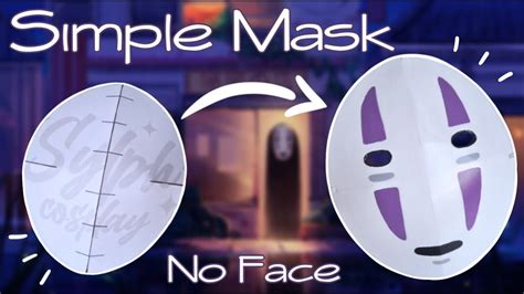 Simple Eva Foam Mask No Face Spirited Away Halloween Special