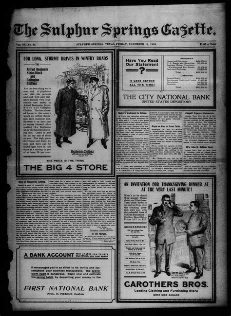 The Sulphur Springs Gazette. (Sulphur Springs, Tex.), Vol. 48, No. 42