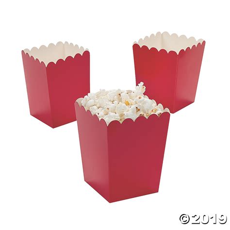 Mini Red Popcorn Boxes