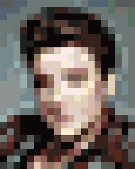 Elvis Presley Pixelface 1 Digital Art By Pixel Face
