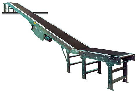 Inclined Belt Conveyors Non Sanitary