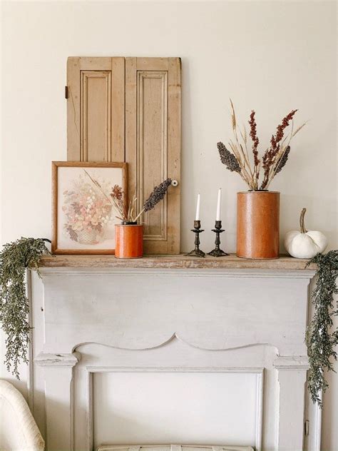 After you donate the fabric, others can buy it at a discounted price. Goodwill Fall Mantel Decorating | Fireplace mantel decor ...