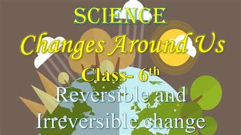 Reversible And Irreversible Change Chapter 6 Changes Around Us