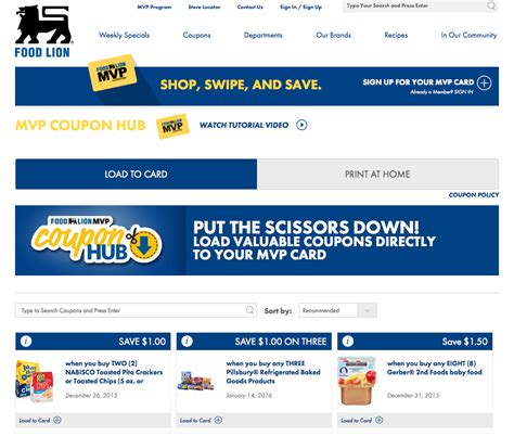 Contactless payments, such as mobile wallets, gained popularity, and more grocery stores started adopting this technology. Food Lion's MVP Coupon Hub + Two Winners Each Win a $50 ...