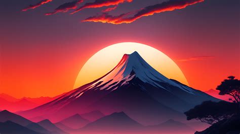 1366x768 Resolution Rising Sun At Mountains 4k Background 1366x768