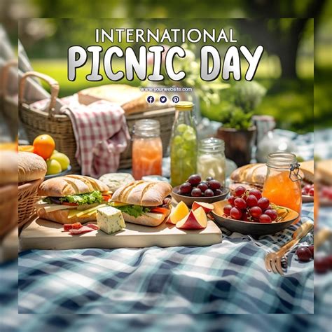 Premium Psd International Picnic Day Celebration