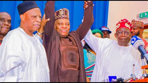 2023 Apc Unveils Former Borno Governor Kassim Shettima As Asiwaju Bola Tinubus Running Mate