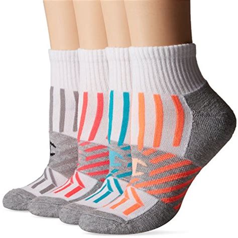 Womens Double Dry 4 Pack Performance Ankle Socks Check Out The