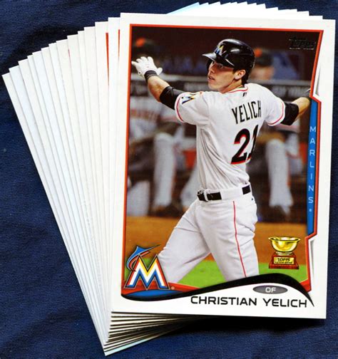 Thankful to have fallen into this great group of teams parading around the miami marlins stadium! 2014 Topps Miami Marlins Baseball Cards Team Set