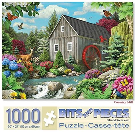 Bits And Pieces 1000 Piece Jigsaw Puzzle For Adults 20x27 Country Mill 1000 Pc Jigsaw By