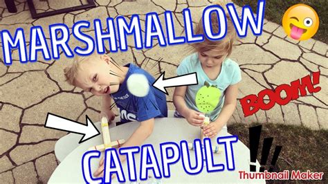 Best Marshmallow Catapults From Popsicle Sticks And Rubber Bands Youtube