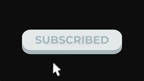 Animated Subscribe Button With Like Thumb Notification Bell And Like