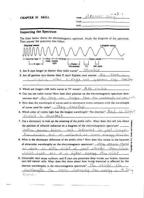 Preview might be broken friends but when you download and open it, you will notice that everything is okay.so do not hesitate to downloa. electromagnetic spectrum worksheet | Spectrum ws (intro ...
