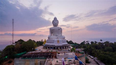 Aerial View Sweet Sunset At Phuket Big Buddha ï¿ Stock Photo Image
